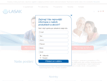 Tablet Screenshot of lasak.cz